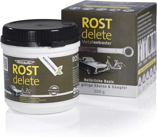 ROSTdelete Rostentferner Entroster für Fahrrad, Auto, Motorrad, Werkzeug 500gr.