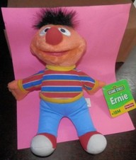 Sesame Street Ernie plush 10" fisher price 18 m and up