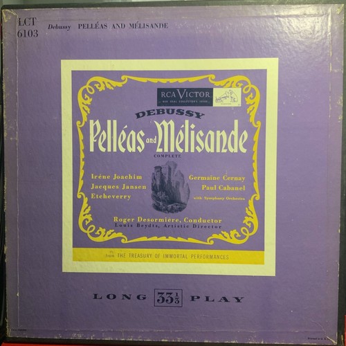 DEBUSSY-PELLEAS AND MELISANDE-ORIGINAL RCA VICTOR RECORDS 3LP VINYL BOX SET-USED