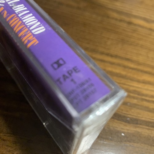 NEIL DIAMOND Live In Concert Cassette Tape #1 ONLY 1997 FREE New Sealed - Picture 3 of 5