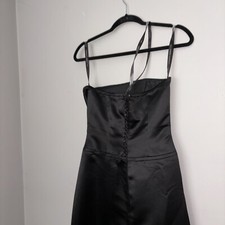 Bill Levkoff SZ 6Classic Halter Gown/Dress Black 6 SEE PICTURED MEASUREMENTS