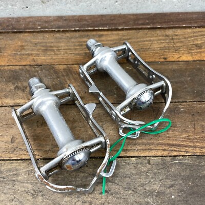 Pédales Campagnolo NR NOS - Pédales Course Français (French Thread) Pour Vélo R. Herse, Alliage Et Acier