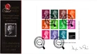 Great Britain 2010 Buckingham Series 4 Cover No. 9D - Colour Palette Mini She...