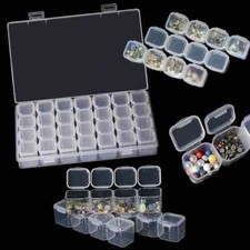 28 Bin Bead Containers Diamond Painting Bins Jewelry Storage Bead Box DIY Crafts