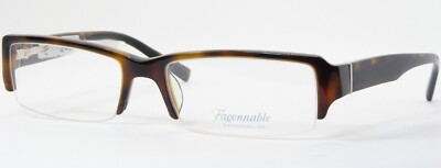 without tags Faconnable FP2065 216 TORTOISE BROWN EYEGLASSES GLASSES F G1N