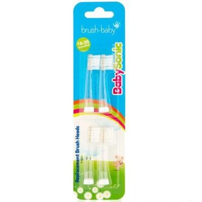 Brush-Baby Babysonic Replacement Heads For 18-36 Months - Pack Of 4