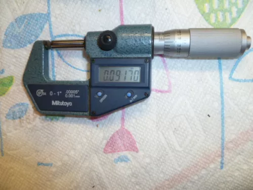 Mitutoyo 293-369 0-1" Digital Micrometer IP54 .00005”