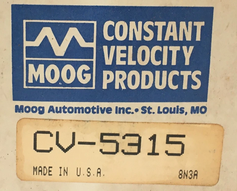 Kit de arranque conjunto Moog CV CV-5315 NOS Foto 2 de 2
