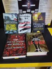 5 libri nuovi e mai letti di vari autori. Leggere le note per informazioni.