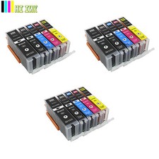 15PK New PGI250XL CLI251XL Ink For Canon Pixma MG5420 MG5520 MG6320 MX722 MX922