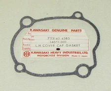14051-001 Kawasaki LH Engine Cover Cap Gasket for C2SS C2TR Roadrunner 1967-1969