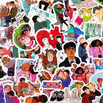 100 Pièces Heartstopper Autocollants, Heartstopper Stickers Set, Vinyle Imperméable Graffiti Autocollants Pour Ordinateur Portable Skateboard Voiture