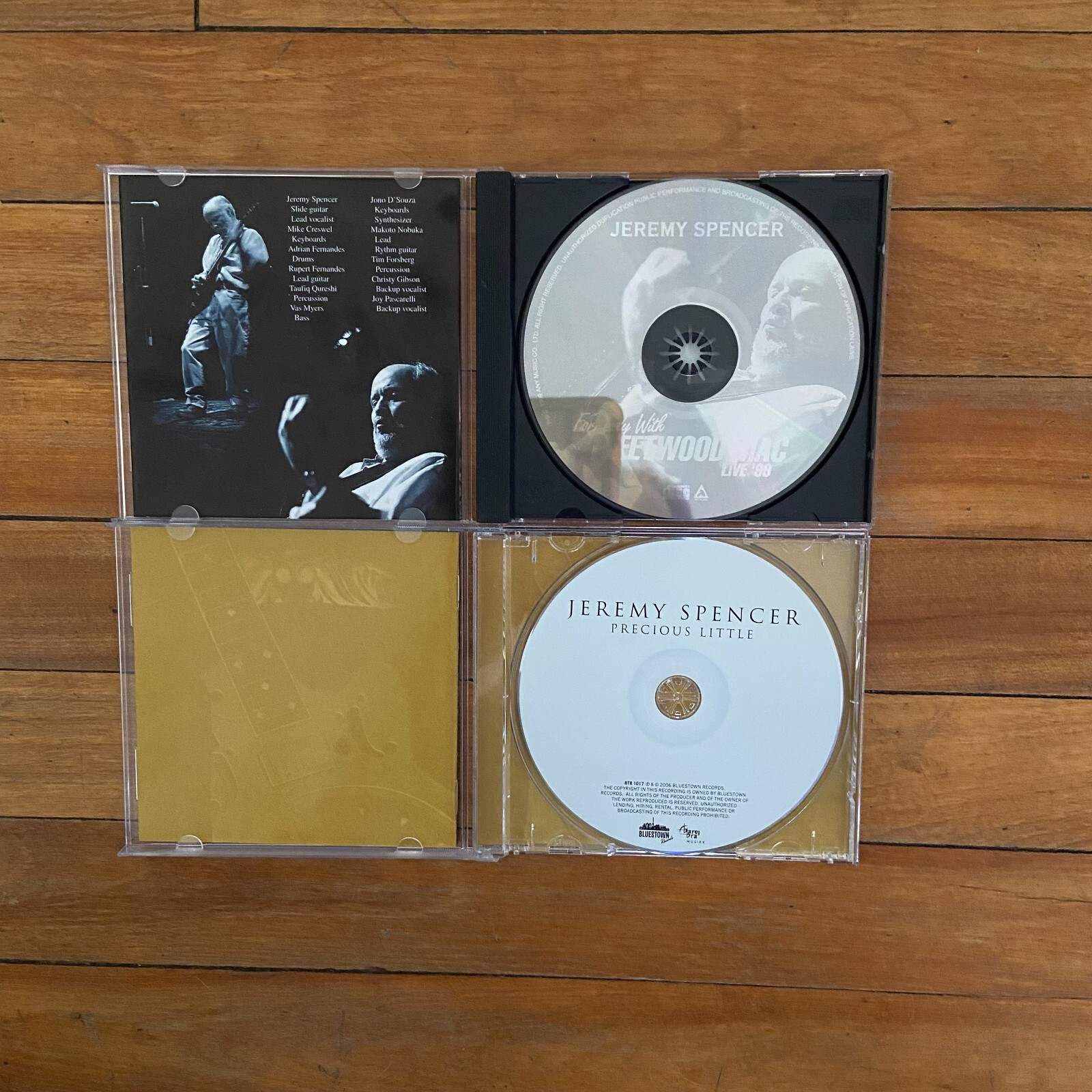 Jeremy Spencer CDs Lot of 2 Formerly of Fleetwood Mac Live 99 ...