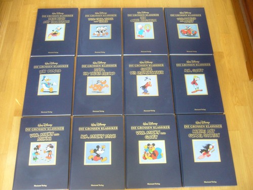 12 gebundene Walt Disney Bücher von 1994 ungelesen wie NEU