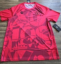 NWT Charly Club Tijuana Xolos Futbol Soccer Training Jersey Red Mens Size XL