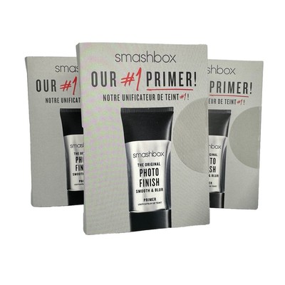 Smashbox Originial Photo Finish Foundation Primer .25fl oz NIB Lot Of 3