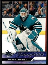 2023-24 Upper Deck Young Guns Magnus Chrona Rookie San Jose Sharks #712 Rookie