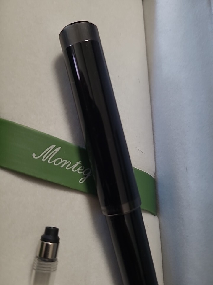 MONTEGRAPPA Zero Fountain Pen M Ultra Black stilografica eBay