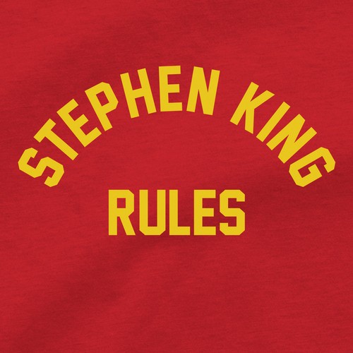 Maglietta Stephen King Rules Shining It Libri Film Monster Squad DVD Blu Ray - Foto 2 di 10