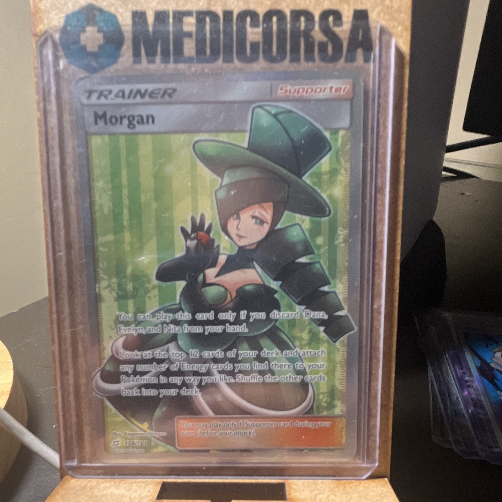 The Pokémon Company Morgan 178/181 SM Team Up Ultra Rare Full Art Holo EN