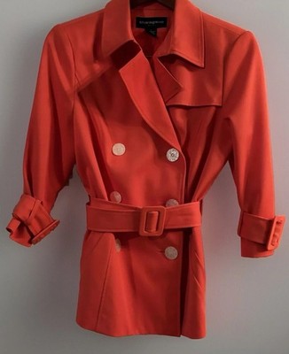 Sharagano Ladies Coral Blazer/Blouse  Garment, NWOT, Lined, Belted, Detailed