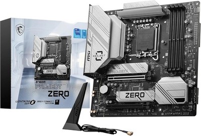 MSI B760M Project Zero DDR5 Mainboard Intel Sockel 1700 Intel B760 USB 3.2 WIFI