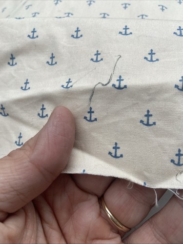Stoff verzauberte Reise maritim 100 % Premium Baumwolle Anker Druck ca. 8-10 Yards - Bild 8 von 8