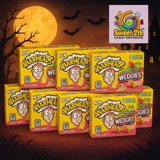 Assorted Warheads Wedgies Sour Chewy Candy 3.5oz Bulk Variety Theater Box 8pk 