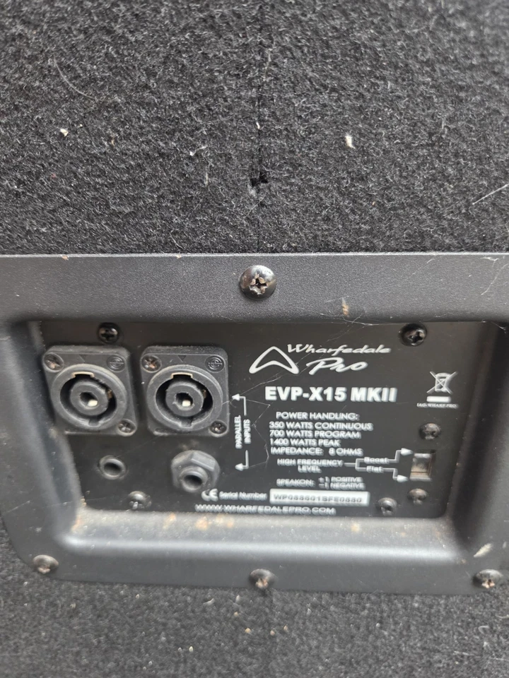 Wharfedale EVP PRO X15 MARK II SOUNDS INCREDIBLE WITH AN AMP LEAST 1000 WATTS - Image 4 of 4