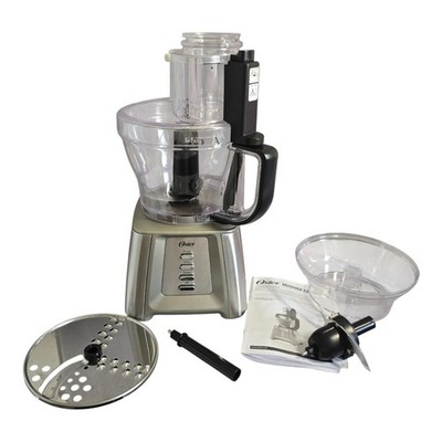 Oster FPSTFP4263-DFL Food Processor Gray Stainless Steel TESTED & WORKING!