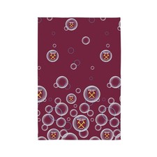 Image of West Ham Forever Blowing Bubbles Fleece Blanket Bed Throw Club Football