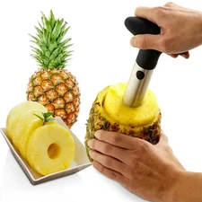 1pc Stainless Steel Pineapple Corer Slicer Peeler Fruit Cutter Easy Tool - NEW