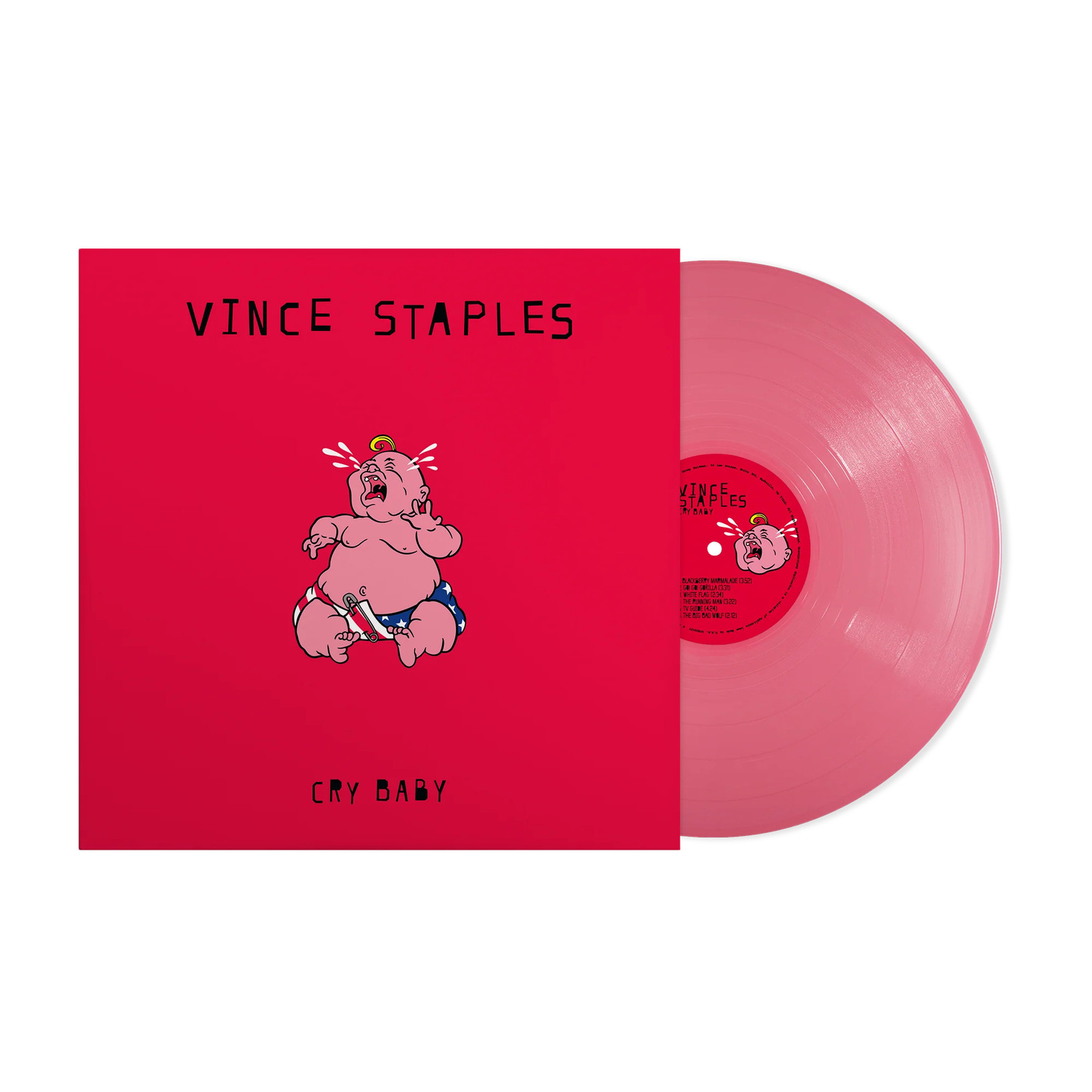 Vince Staples | Cry Baby | Vinyl LP - Opaque Hot Pink