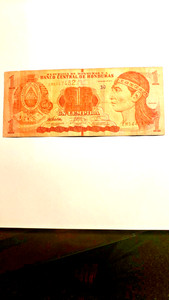 2012 Honduras 1 Lempira World Paper Money Banknote 256
