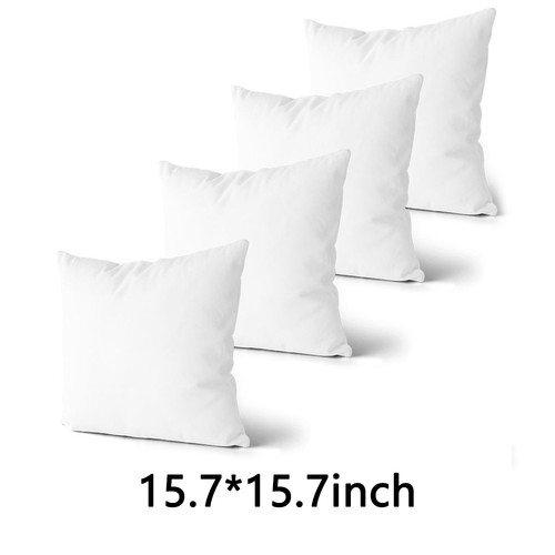 Confezione 4 Cuscini Getto Inserti Decorativi Morbidi E Divano Decorazione Biancheria Da Letto - Foto 11 di 14