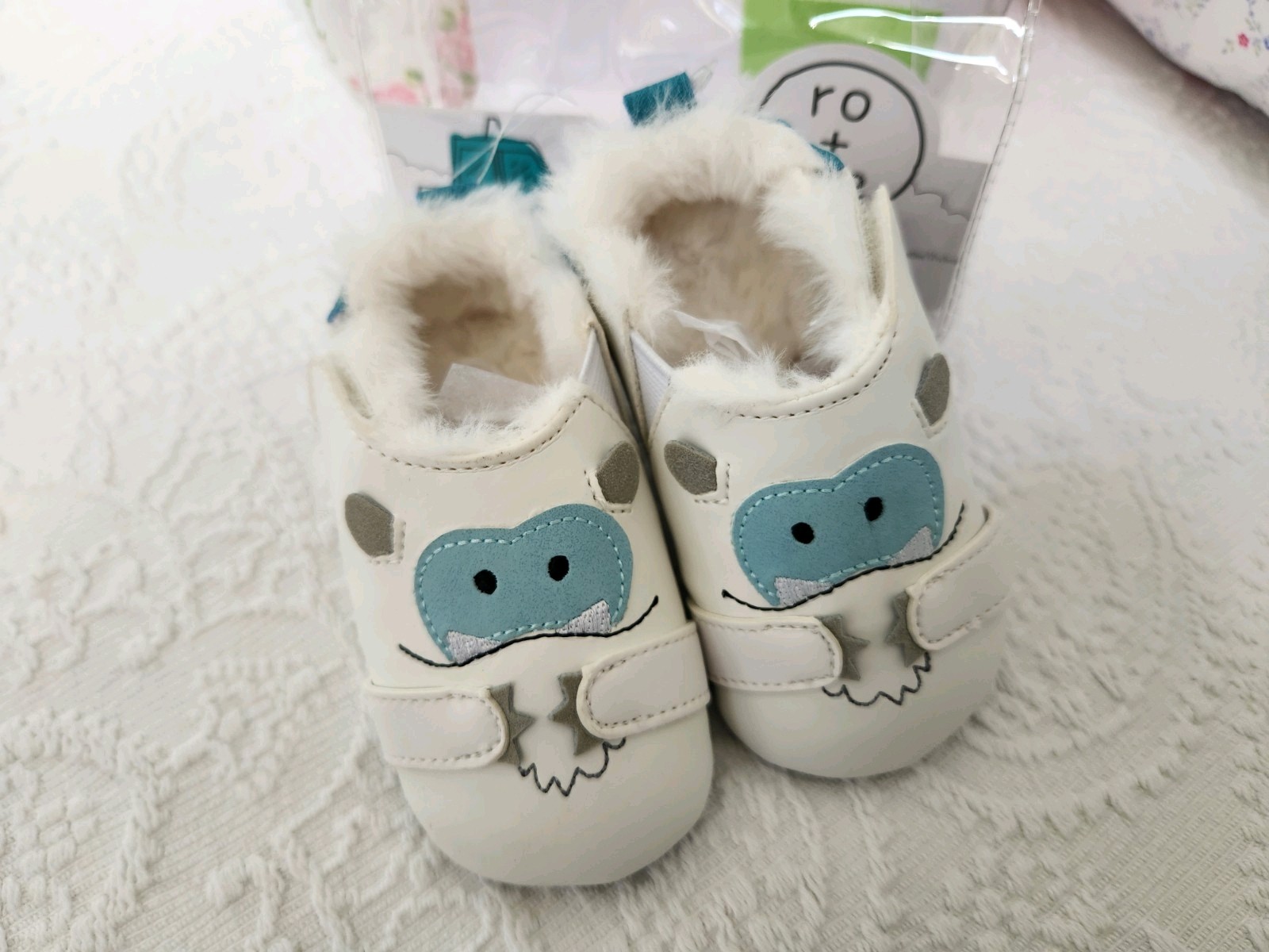 SAOLA NUOVA SCARPA BAMBINO ROBEEZ RO + ME 0 6 MESI YETI SUOLA MORBIDA