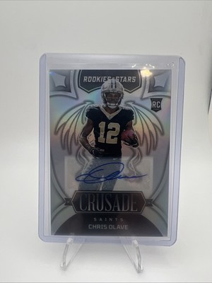2022 Rookies & Stars Crusade - Chris Olave Rookie Auto RC 3/75