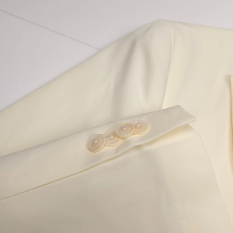 $295 Vince Camuto Burge Off White Traje Calce Ajustado Chaqueta Blazer Para Hombres Talla 38L Foto 3 de 4