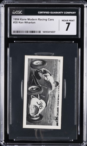 1954 KANE MODERN RACING CARS #28 KEN WHARTON CGC 7