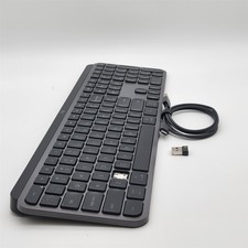Logitech MX Keys S Wireless Keyboard Low Profile Quiet, Graphite *READ*