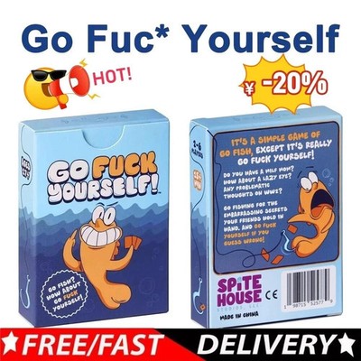 Go Fuc Yourself The Adult Go Fish Game You've Always Wanted Hilarious Card Gam