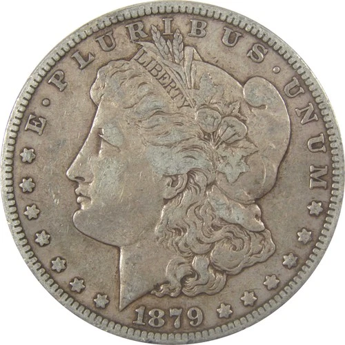 1879 S Rev 78 Morgan Silver Dollar VF Very Fine $1 Coin SKU:I22675