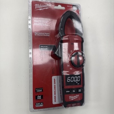 Milwaukee 2237-20 3.25'' Clamp Meter with Built-In Voltage Detector for HVAC/R