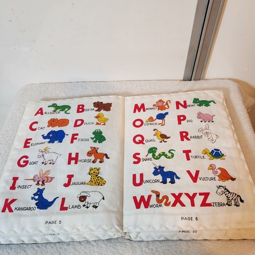 Teacher's Pets A Learning Book Soft Cloth Fabric Children's Educational Vintage - Imagen 4 de 10