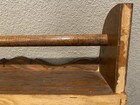 Antique Medicine Cabinet Wood Wall Mount Mirror with Towel Bar — photo 10