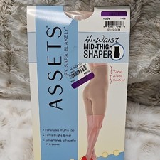 ASSETS by Sara Blakely Hi-Waist Mid-Thigh Shaper - Nude