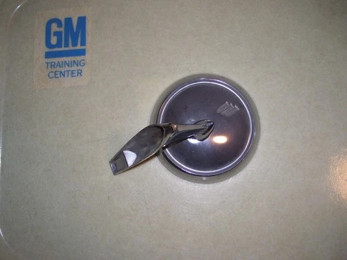 Vintage Rare 1967 Buick Side Door Chrome Mirror Tri Shield 1371743 Rat Rod Car