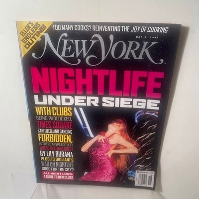 NEW YORK magazine NIGHT LIFE MAY 5 1997 NYC 90s