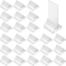24PCS Plastis Card Stands Clear Game Card Stands Display, Game Piece Holders Pic