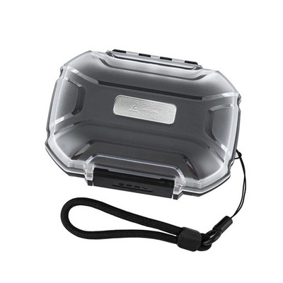 LC02 InEar Monitor Case Waterproof Earbud Hard IEM Travel Storage Box Black